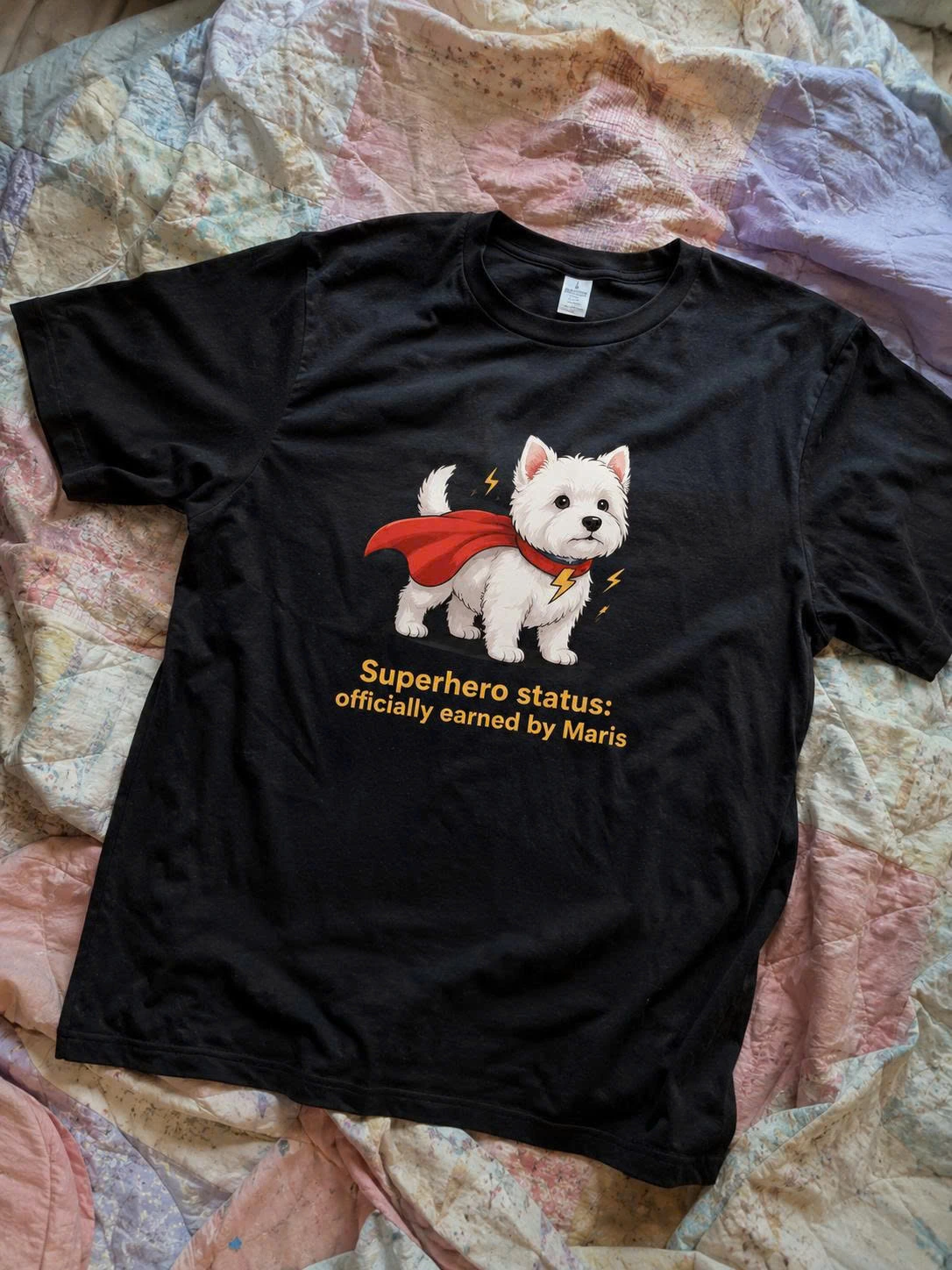 Personalized gift tee review from Emily C